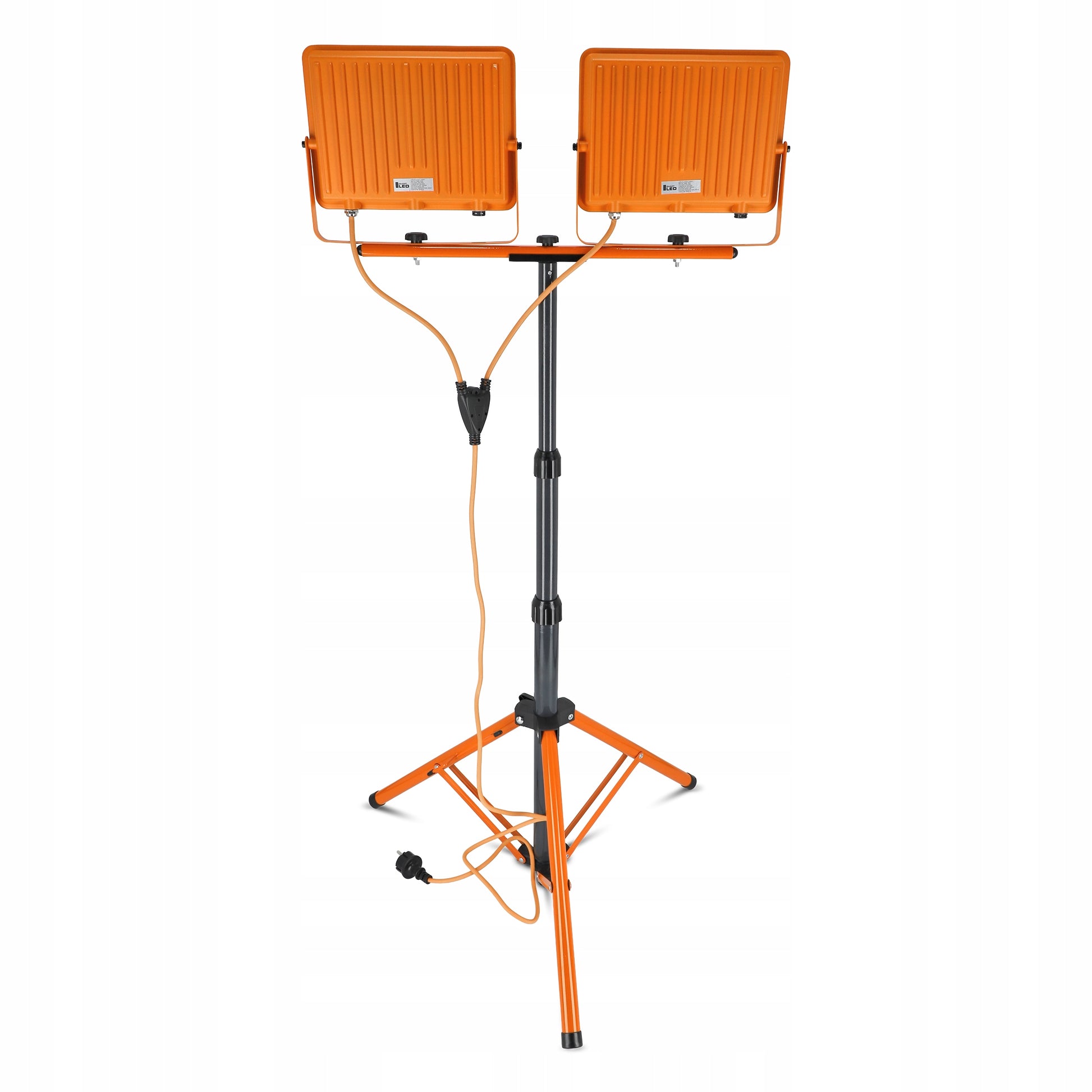 Statyvinis LED Prožektorius 2x 100W 10000lm Statyvas Statybinis Šviestuvas