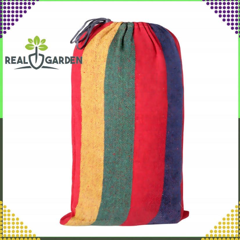 Sodo Hamakas Dviems Asmenims Supynės XXL 250x150 Sutvirtintas 280 kg Krepšys