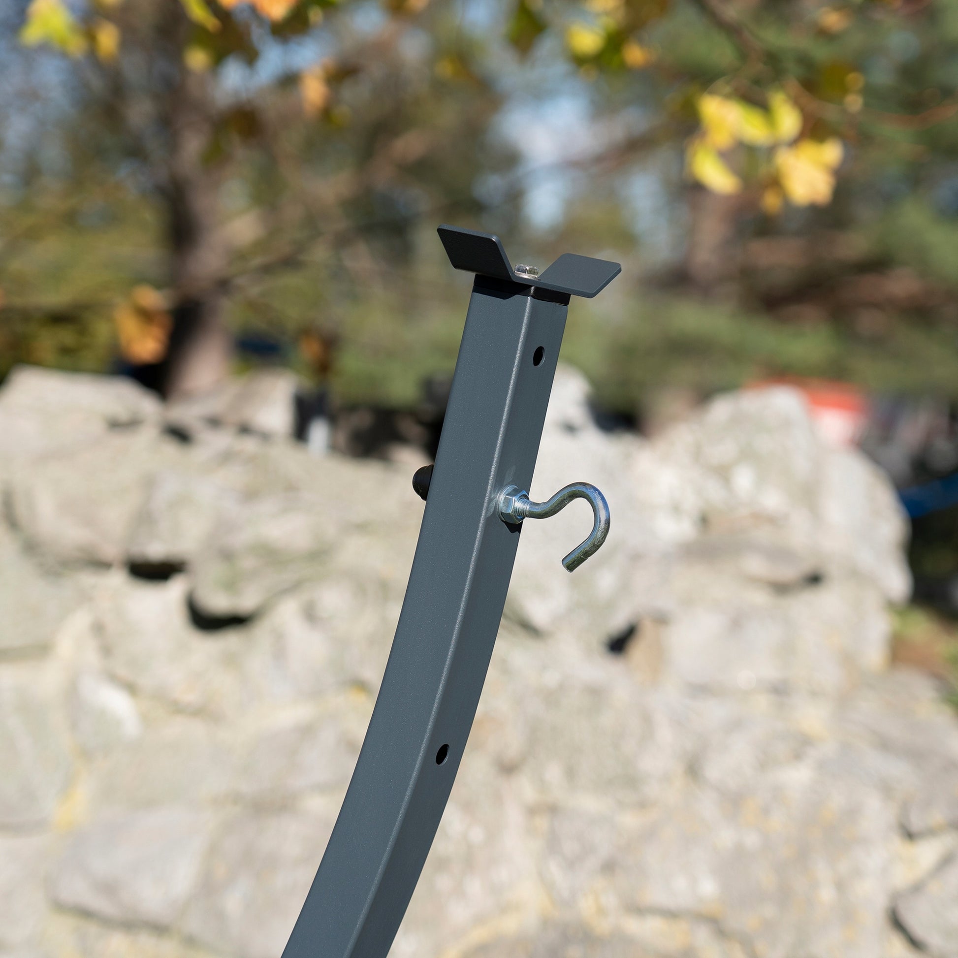 Sodo hamakas + plieninis rėmas iki 200 kg, POTENZA hamako komplektas