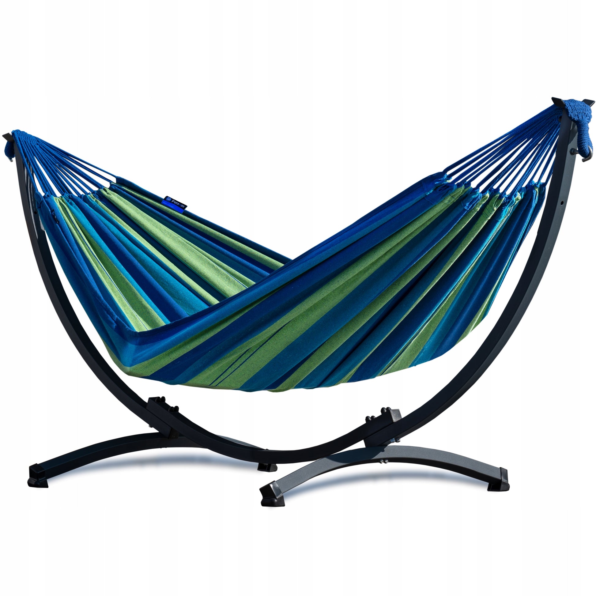 Sodo hamakas su plieniniu rėmu iki 200 kg | Hamako komplektas | POTENZA