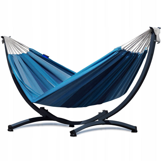 Sodo, terasos hamakas + plieninis stovas hamakui iki 200 kg POTENZA