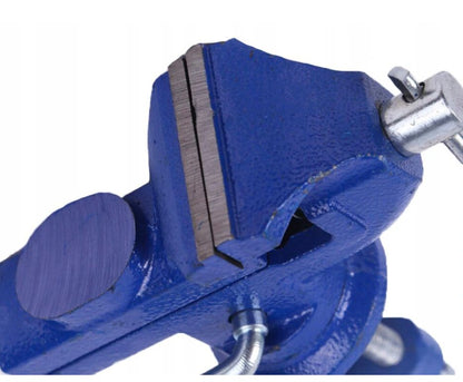 STAKLIŲ SPAUSTUVAS SUKAMAIS PAGRINDU 360° SU PRIKALAMA KALYTE KETUS DARSTALINIS STIPRUS SOLIDIŠKAS