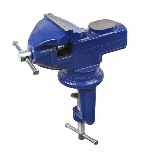 STAKLIŲ SPAUSTUVAS SUKAMAIS PAGRINDU 360° SU PRIKALAMA KALYTE KETUS DARSTALINIS STIPRUS SOLIDIŠKAS