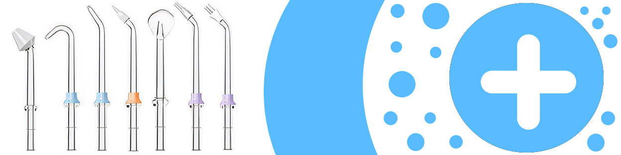 Belaidis profesionalus dantų irigatorius, 4 režimai, dėklas, 7 antgaliai, 300 ml