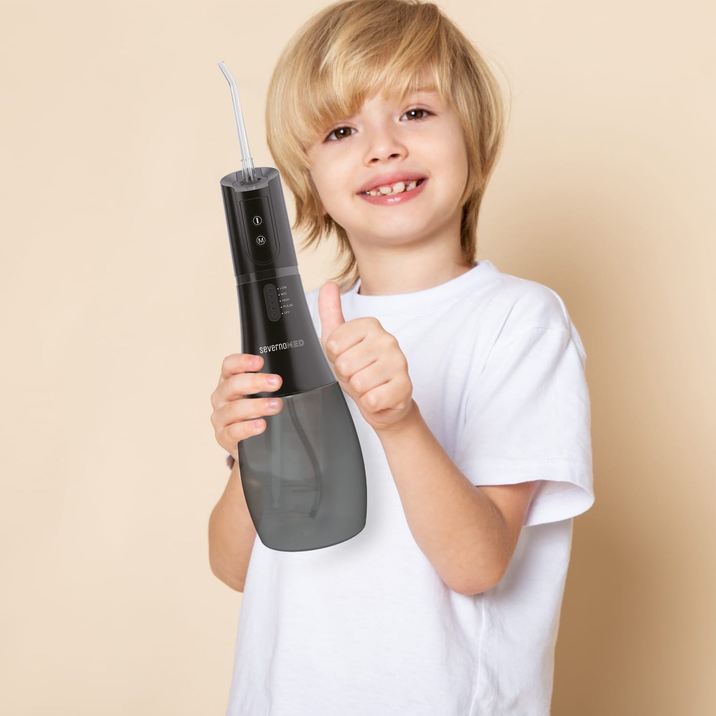 Belaidis nešiojamasis irigatorius, dantų priežiūros priemonė, 5 režimai + dėklas