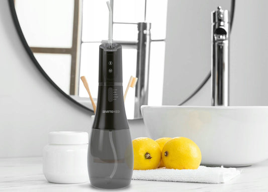 Belaidis nešiojamasis irigatorius, dantų priežiūros priemonė, 5 režimai + dėklas