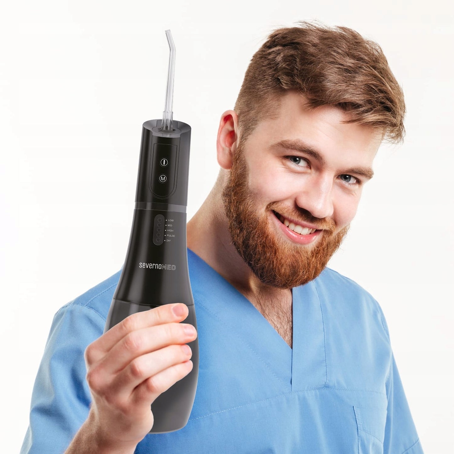 Belaidis nešiojamasis irigatorius, dantų priežiūros priemonė, 5 režimai + dėklas