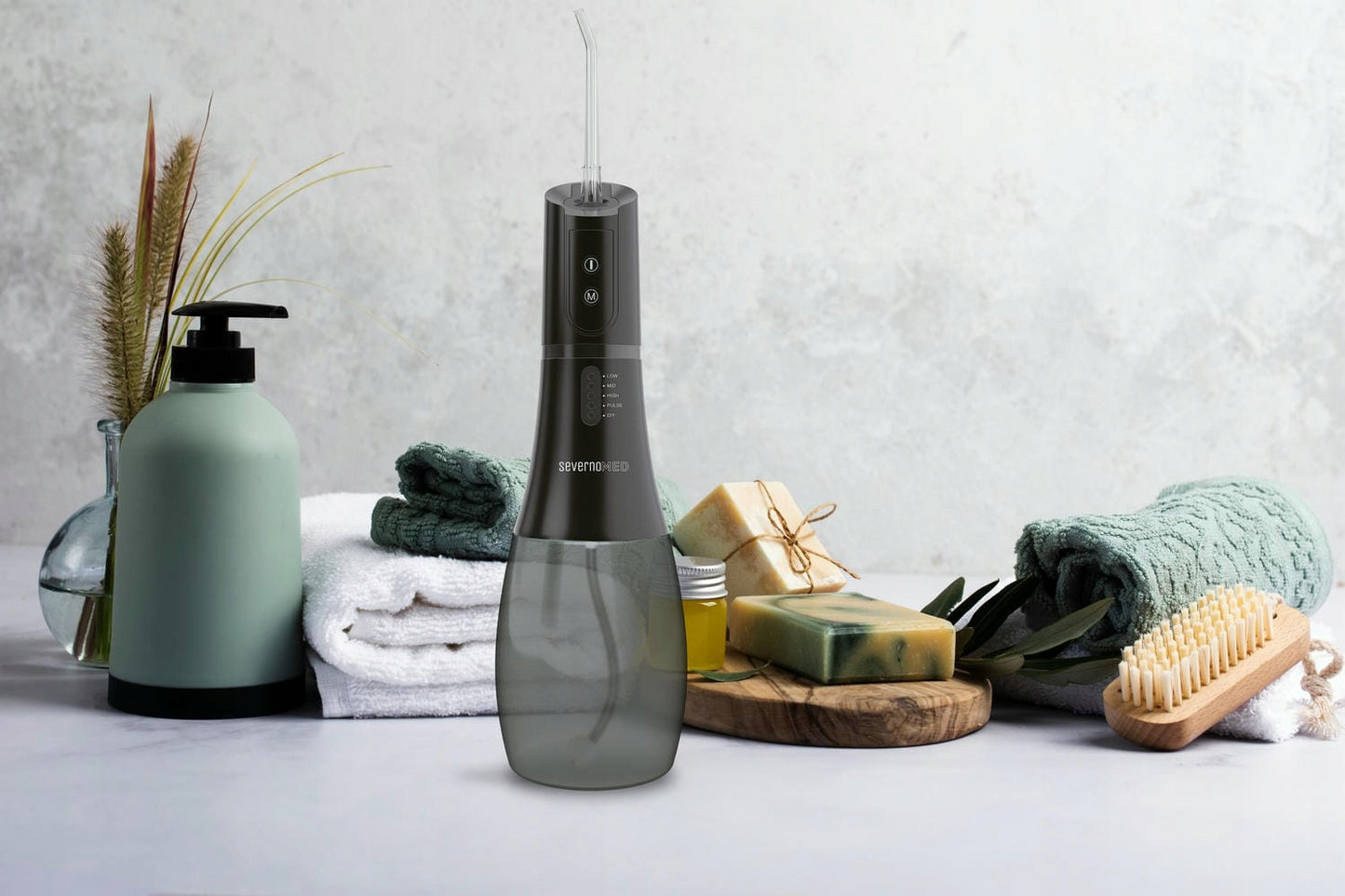 Belaidis nešiojamasis irigatorius, dantų priežiūros priemonė, 5 režimai + dėklas