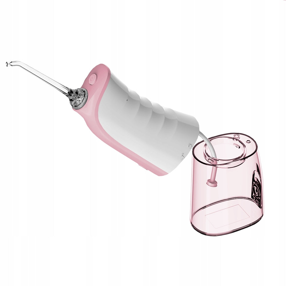 ROŽINIS BELAIDIS PULSACINIS DANTŲ IRIGATORIUS STOMATOLOGINIS 4 REŽIMAI 5