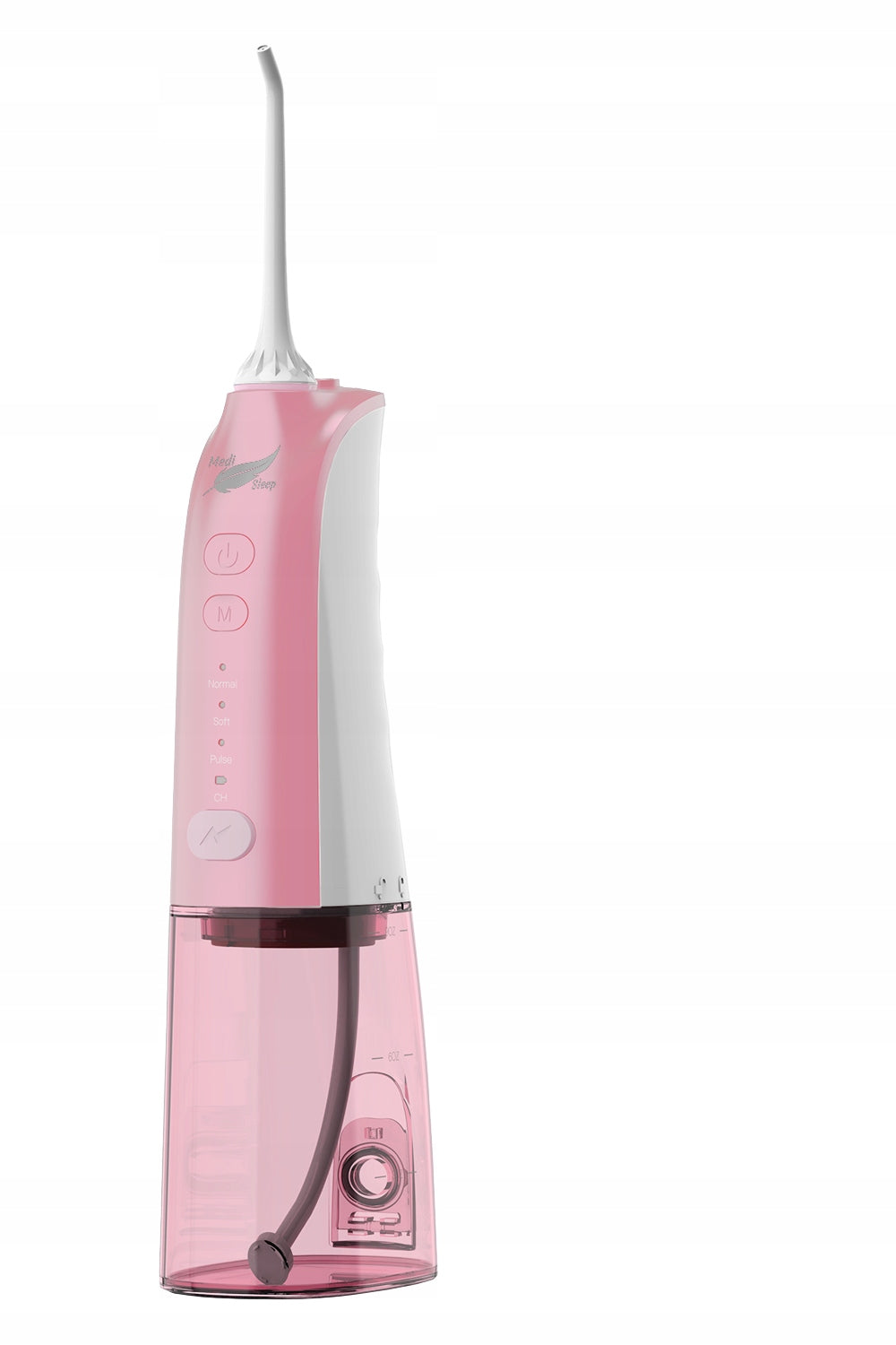ROŽINIS BELAIDIS PULSACINIS DANTŲ IRIGATORIUS STOMATOLOGINIS 4 REŽIMAI 5