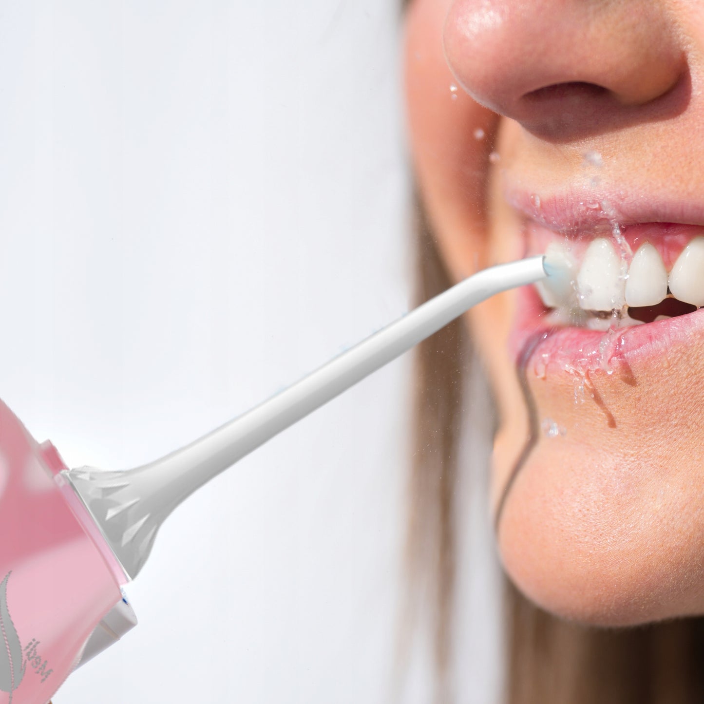 ROŽINIS BELAIDIS PULSACINIS DANTŲ IRIGATORIUS STOMATOLOGINIS 4 REŽIMAI 5