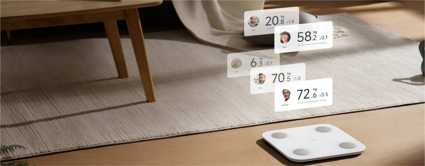 Išmaniosios vonios svarstyklės Xiaomi Mi Body Composition Scale S400