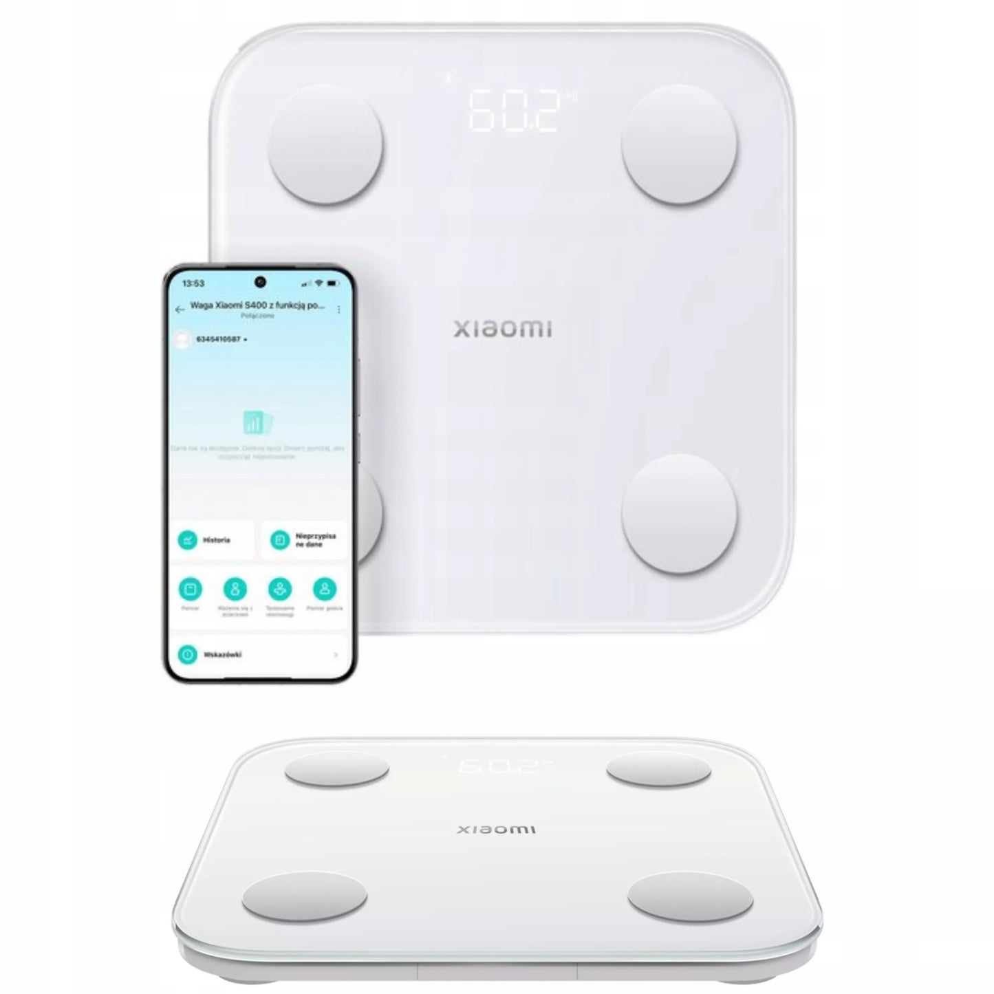 Išmaniosios vonios svarstyklės Xiaomi Mi Body Composition Scale S400
