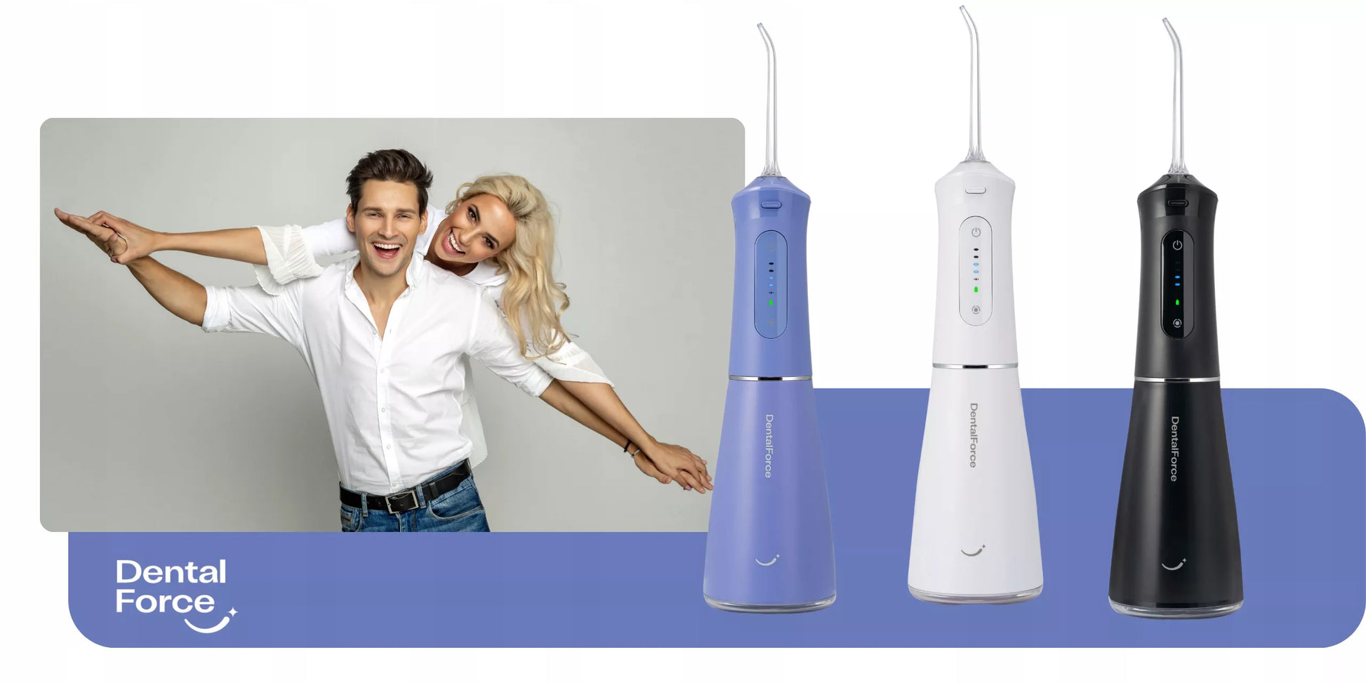 Belaidis dantų irigatorius burnos higienai DentalForce 400ml