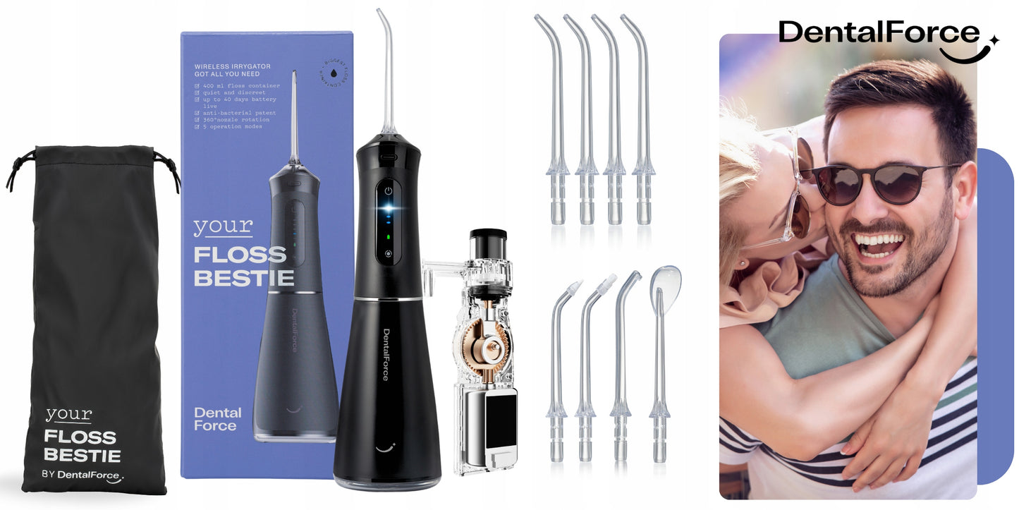 Belaidis dantų irigatorius burnos higienai DentalForce 400ml