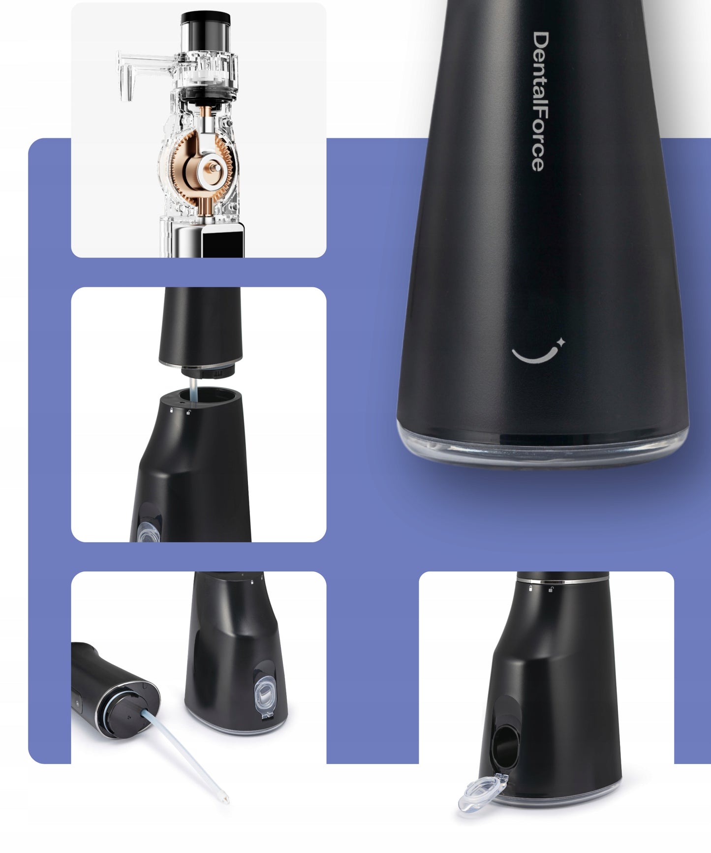 Belaidis dantų irigatorius burnos higienai DentalForce 400ml