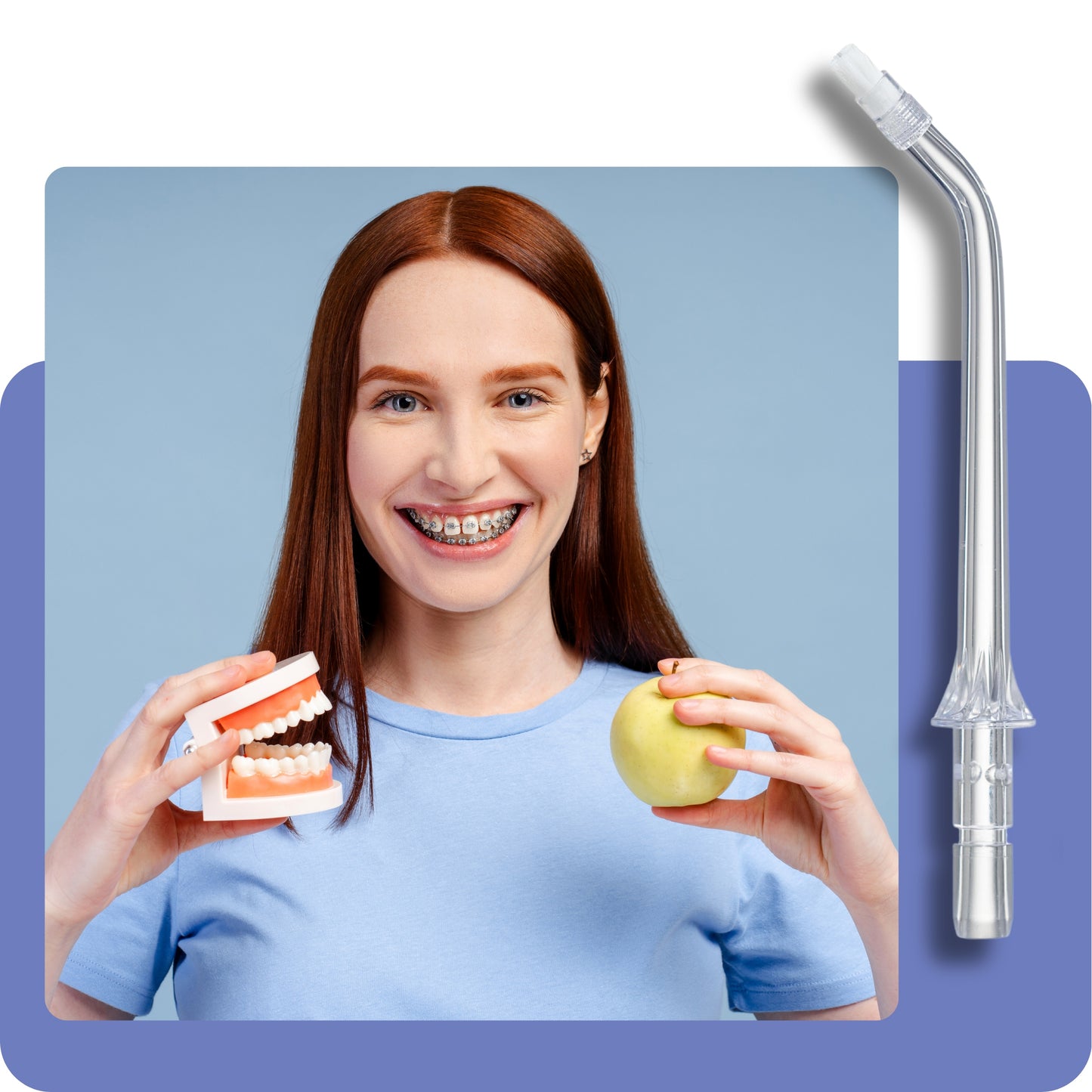 Belaidis dantų irigatorius burnos higienai DentalForce 400ml