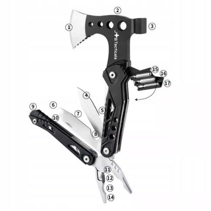 JB Tacticals MULTITOOL 17w1 SURVIVAL KIRVIS J04