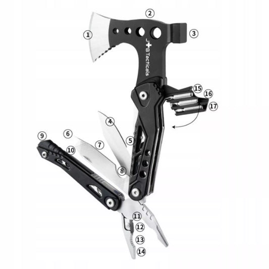 JB Tacticals MULTITOOL 17w1 SURVIVAL KIRVIS J04
