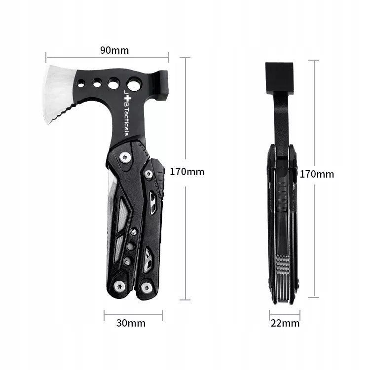 JB Tacticals MULTITOOL 17w1 SURVIVAL KIRVIS J04