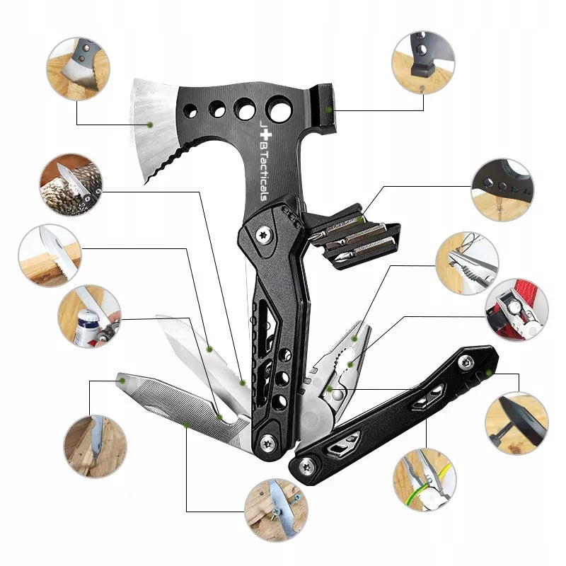 JB Tacticals MULTITOOL 17w1 SURVIVAL KIRVIS J04