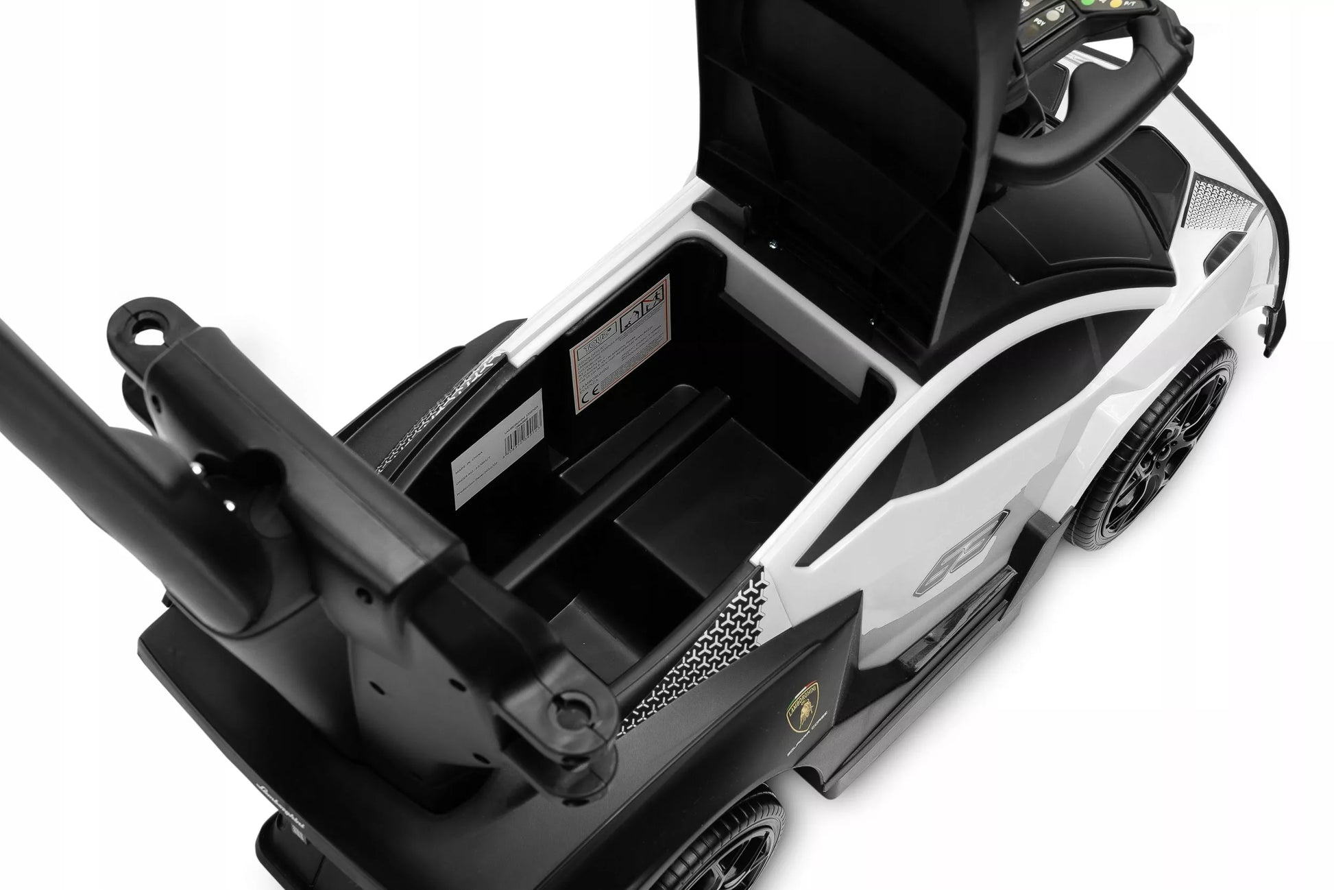 3IN1 PASPIRIAMA MAŠINYTE STUMDUKAS AUTOMOBILIUKAS LAMBORGHINI DOVANA METINUKUI VAIKAMS