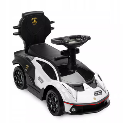 3IN1 PASPIRIAMA MAŠINYTE STUMDUKAS AUTOMOBILIUKAS LAMBORGHINI DOVANA METINUKUI VAIKAMS
