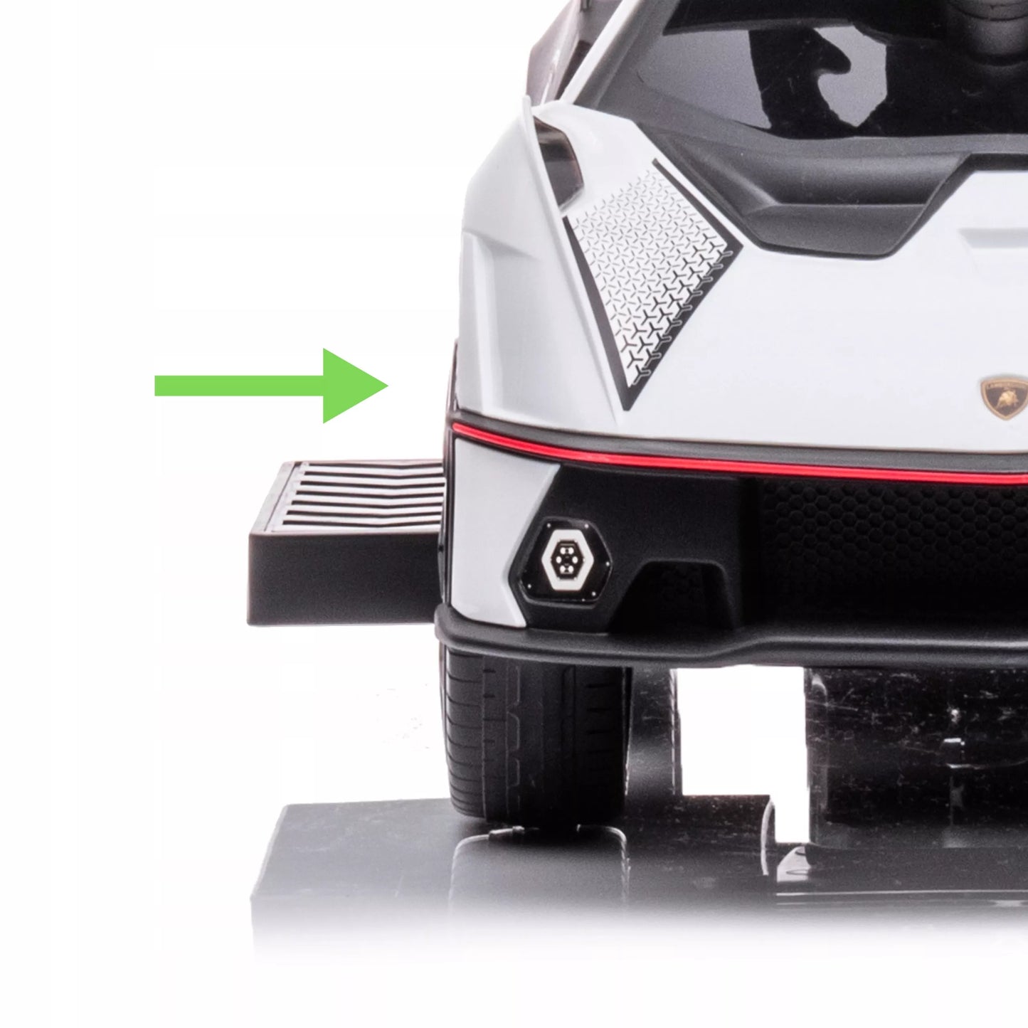3IN1 PASPIRIAMA MAŠINYTE STUMDUKAS AUTOMOBILIUKAS LAMBORGHINI DOVANA METINUKUI VAIKAMS