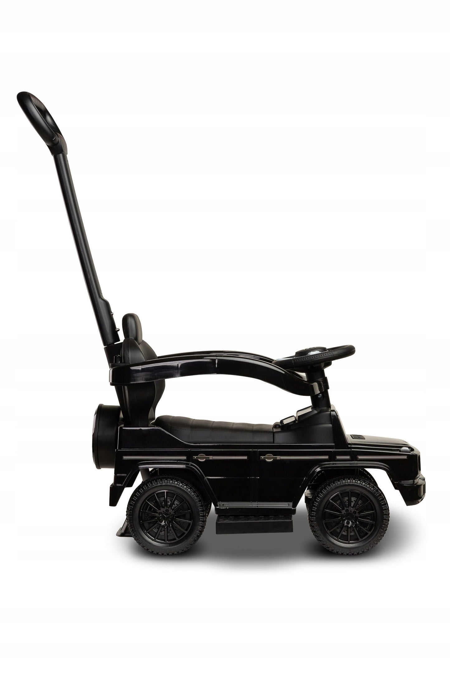 Važiuojamasis automobilis MERCEDES, stumdukas, vaikštynė, žaislinis automobilis, guminiai ratai, metinukams