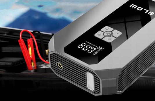 JUNGIMO STUMTUVAS KOMPRESORIUS SIURBLYS STARTERIS POWERBANK 600A GALINGAS 16000mAh