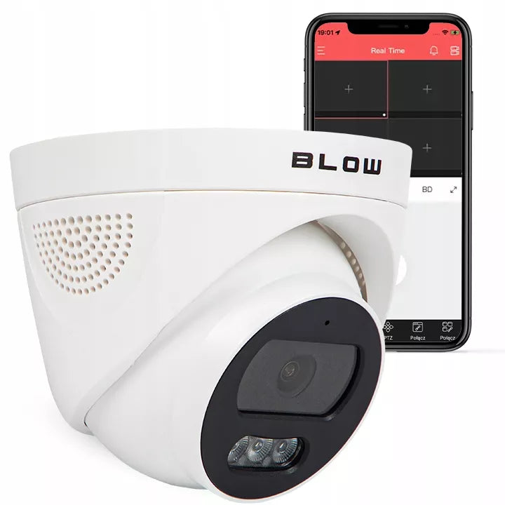 Vidinė IP kamera PoE 4MPx 4MP Aptikimas 20m IR 2.8mm Kupolinė ONVIF
