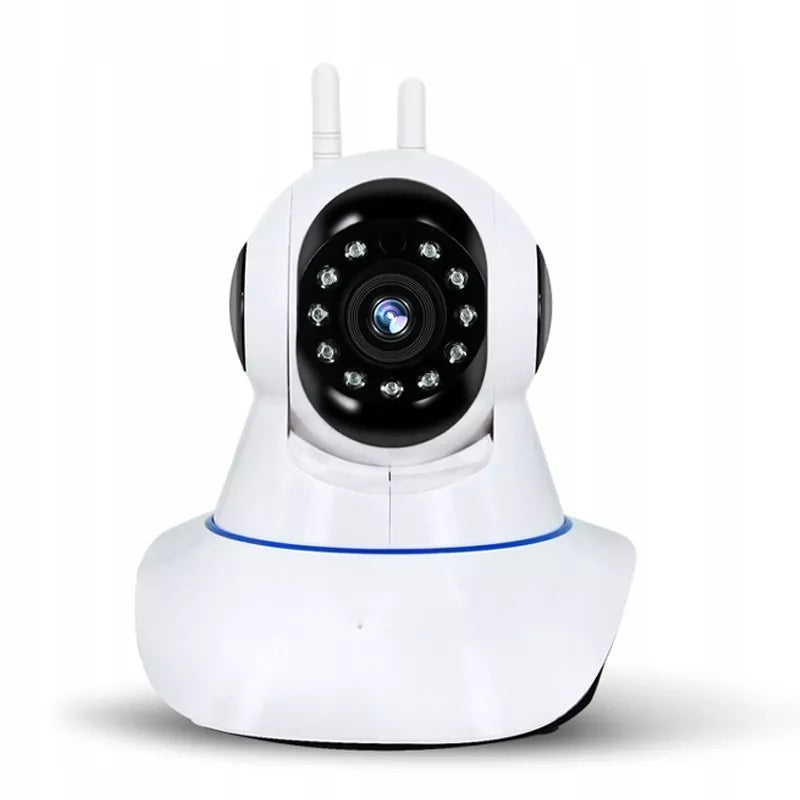 Išmanioji 360° besisukanti kūdikių monitoriaus kamera, valdoma telefonu