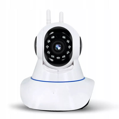 Išmanioji 360° besisukanti kūdikių monitoriaus kamera, valdoma telefonu