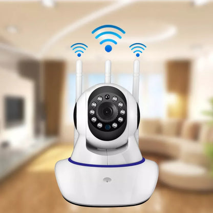 Išmanioji 360° besisukanti kūdikių monitoriaus kamera, valdoma telefonu
