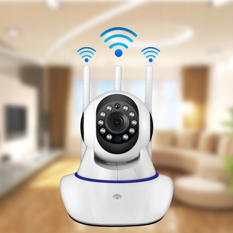 Išmanioji 360° besisukanti kūdikių monitoriaus kamera, valdoma telefonu