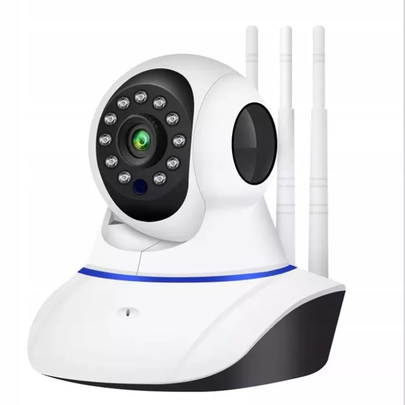 Išmanioji 360° besisukanti kūdikių monitoriaus kamera, valdoma telefonu