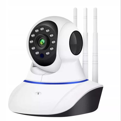 Išmanioji 360° besisukanti kūdikių monitoriaus kamera, valdoma telefonu