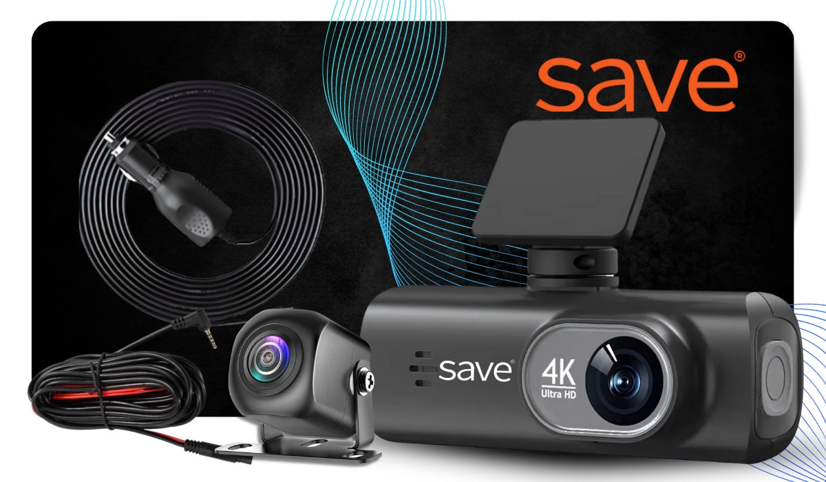 Automobilinė vaizdo kamera, atbulinės eigos kamera, vaizdo įrašymo įrenginys 4K PL