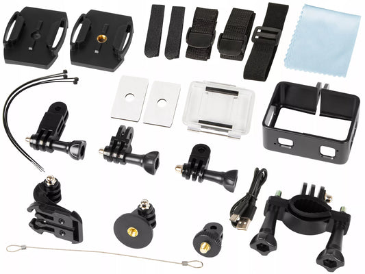 Sportinė kamera BLOW GoPro4U 4K WiFi USB su vandeniui atspariu dėklu ir priedų rinkiniu