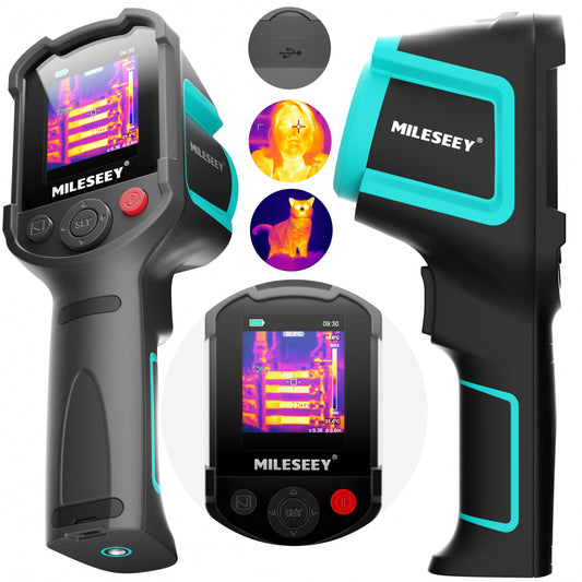 PRO termovizorinė kamera –20 +550 USB-C 2.8" LCD Signalizacija CE Nuotraukų įrašymas