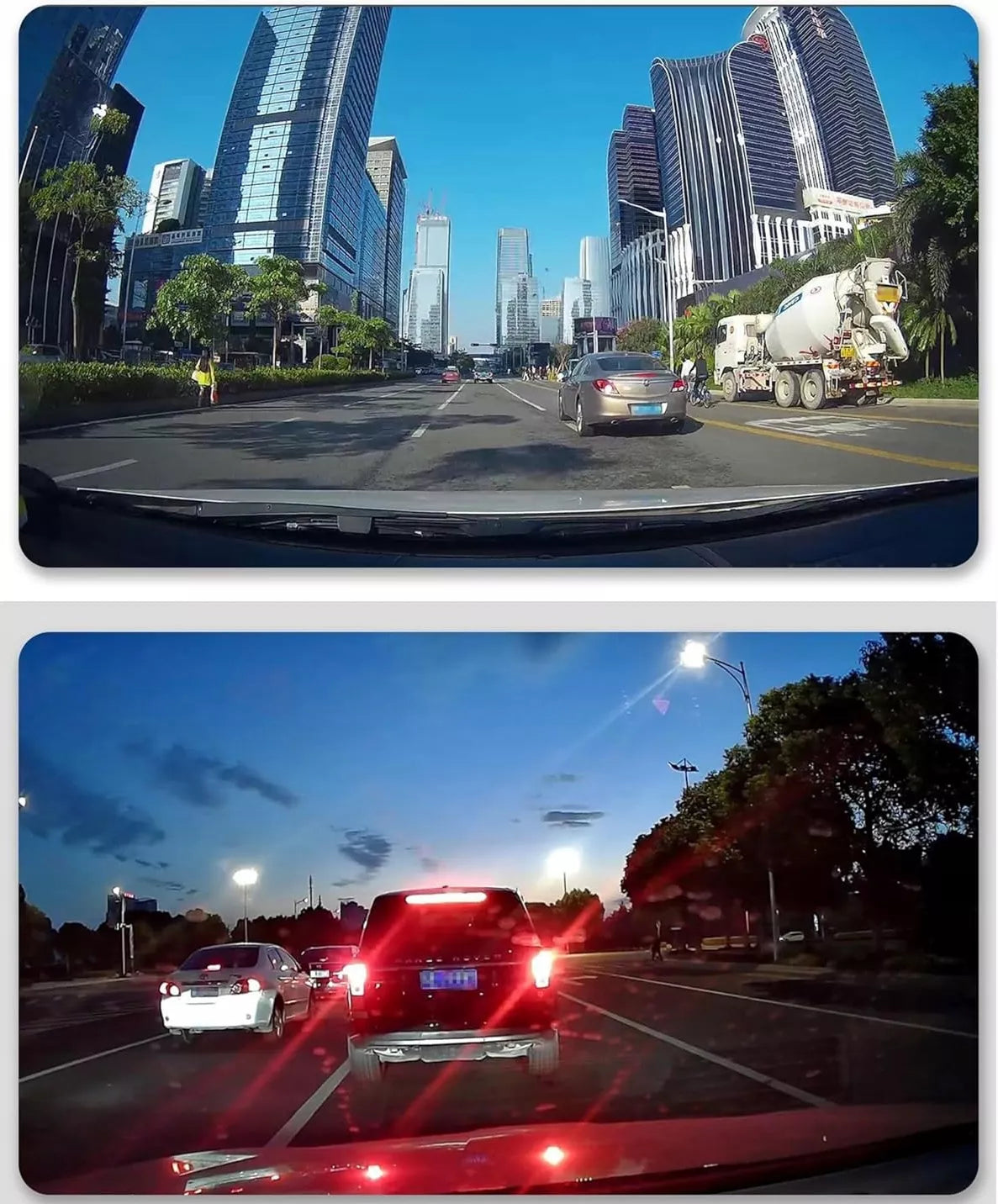 Automobilinis vaizdo registratorius, kamera su lietimui jautriu 4" ekranu, PL meniu, 1296p