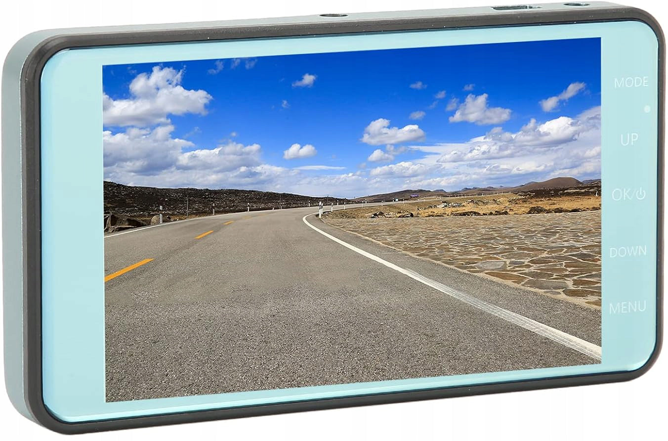 Automobilinis vaizdo registratorius, kamera su lietimui jautriu 4" ekranu, PL meniu, 1296p