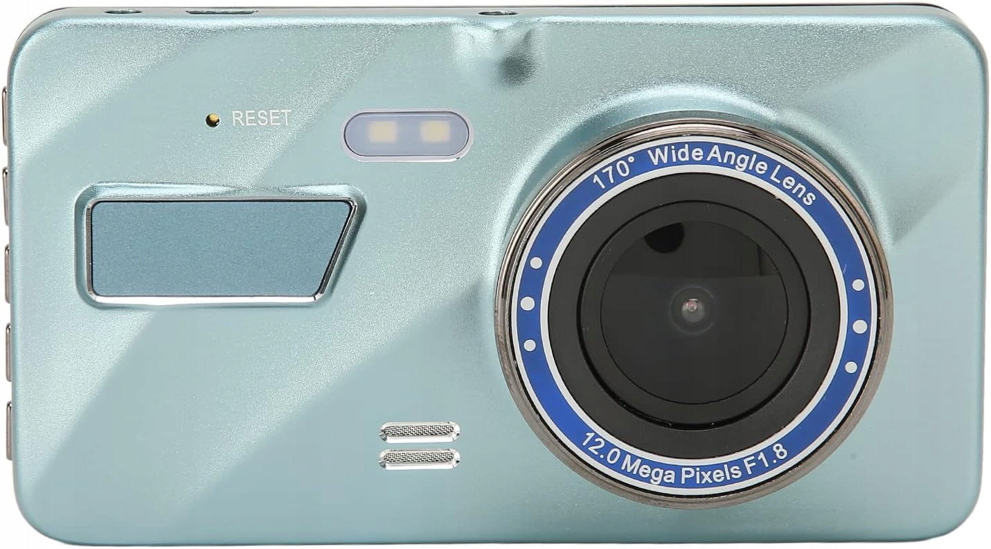 Automobilinis vaizdo registratorius, kamera su lietimui jautriu 4" ekranu, PL meniu, 1296p