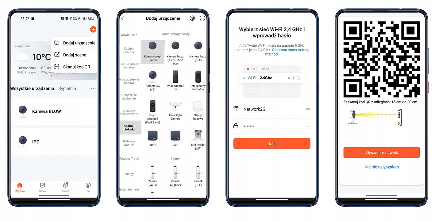 Wi-Fi vidinė sukama kamera-lemputė E27 sriegiu, 3MP IP, TUYA stebėjimas