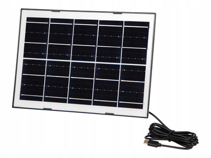 Saulės energija maitinama lauko WiFi IP kamera, 4MP, 2 objektyvai, belaidė, išmanioji, IP66