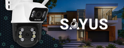 Lauko IP WiFi sukiojama kamera ICSEE su priartinimu, dviem objektyvais, 3MPx Ultra HD