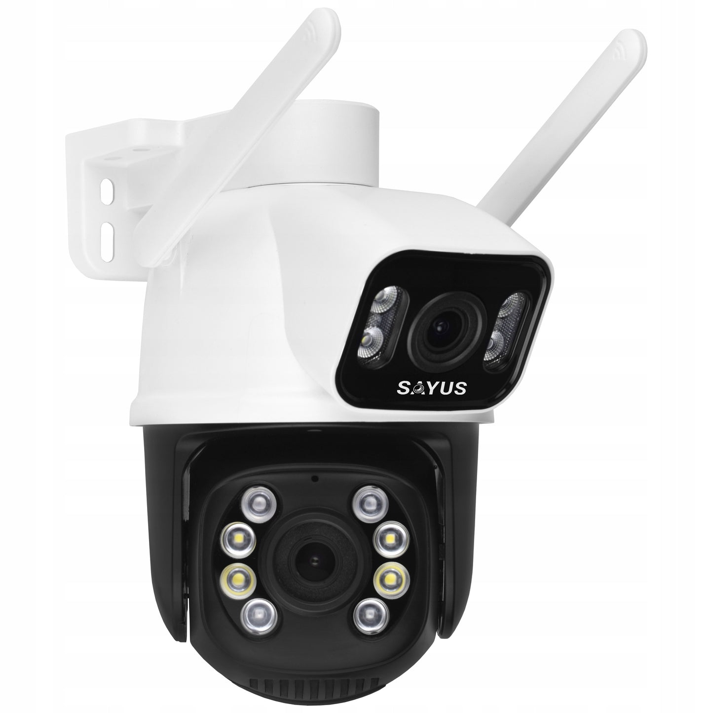 Lauko IP WiFi sukiojama kamera ICSEE su priartinimu, dviem objektyvais, 3MPx Ultra HD