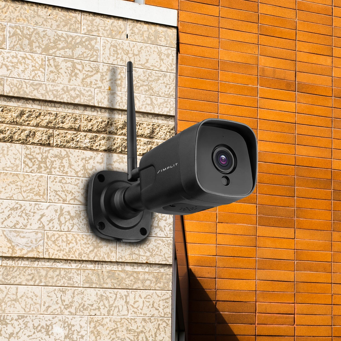 Lauko Wi-Fi kamera, vandeniui atspari, IP namų stebėjimo kamera, 5MP SIMPLIT