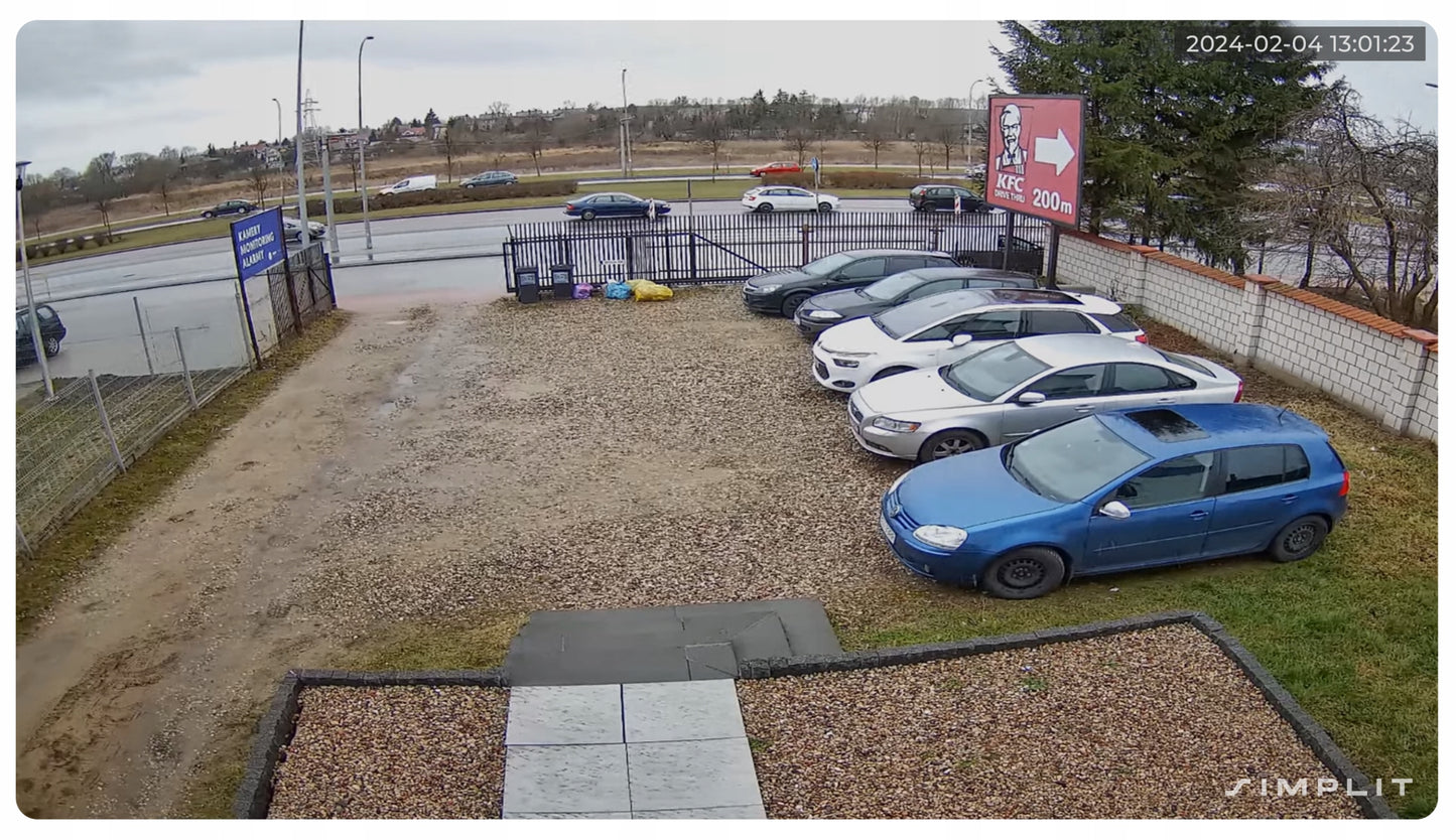 Lauko Wi-Fi kamera, vandeniui atspari, IP namų stebėjimo kamera, 5MP SIMPLIT