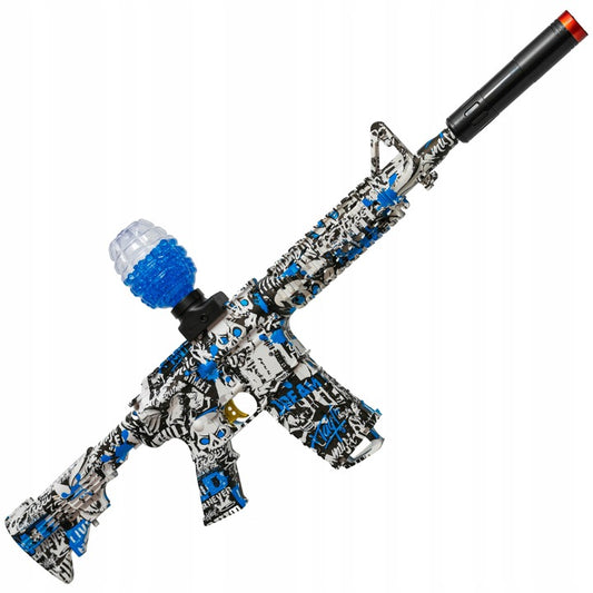 Automatinis pistoletas-šautuvas vandens gelio rutuliukams, saugus, didelis rinkinys